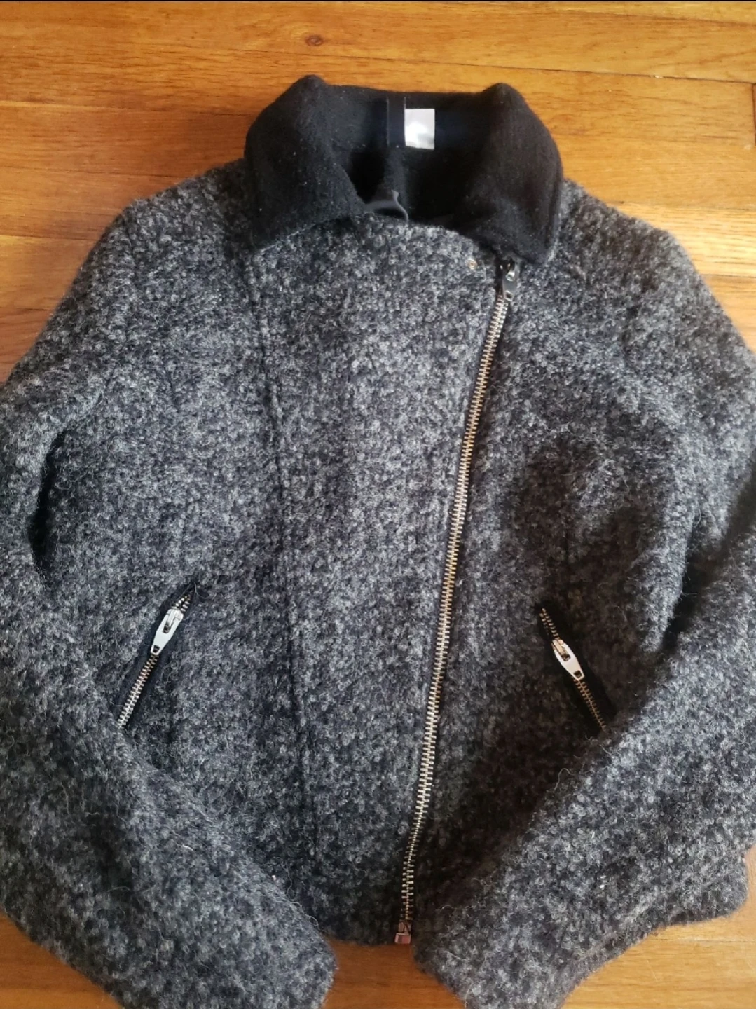 H&M Gray Moto Jacket - photo 3