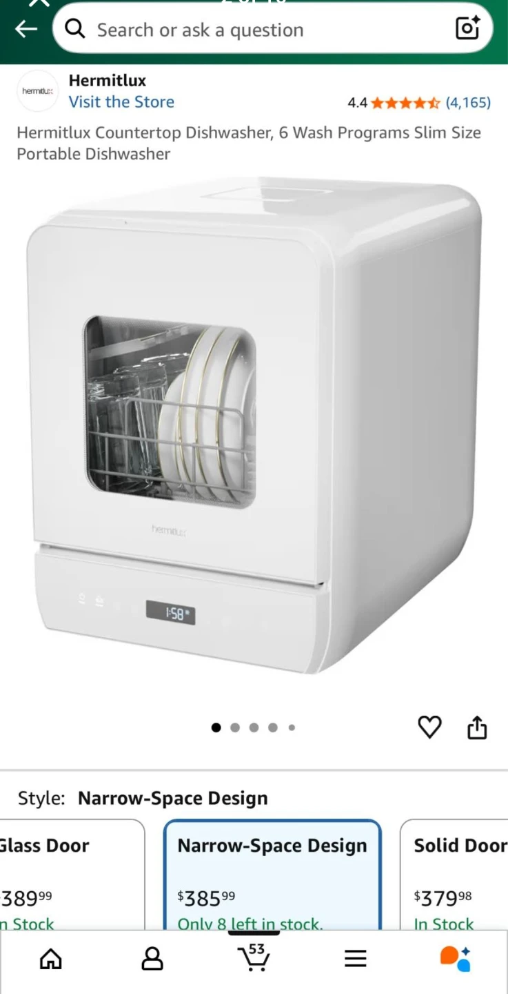 Hermitlux Countertop Dishwasher - Portable & Compact - photo 3