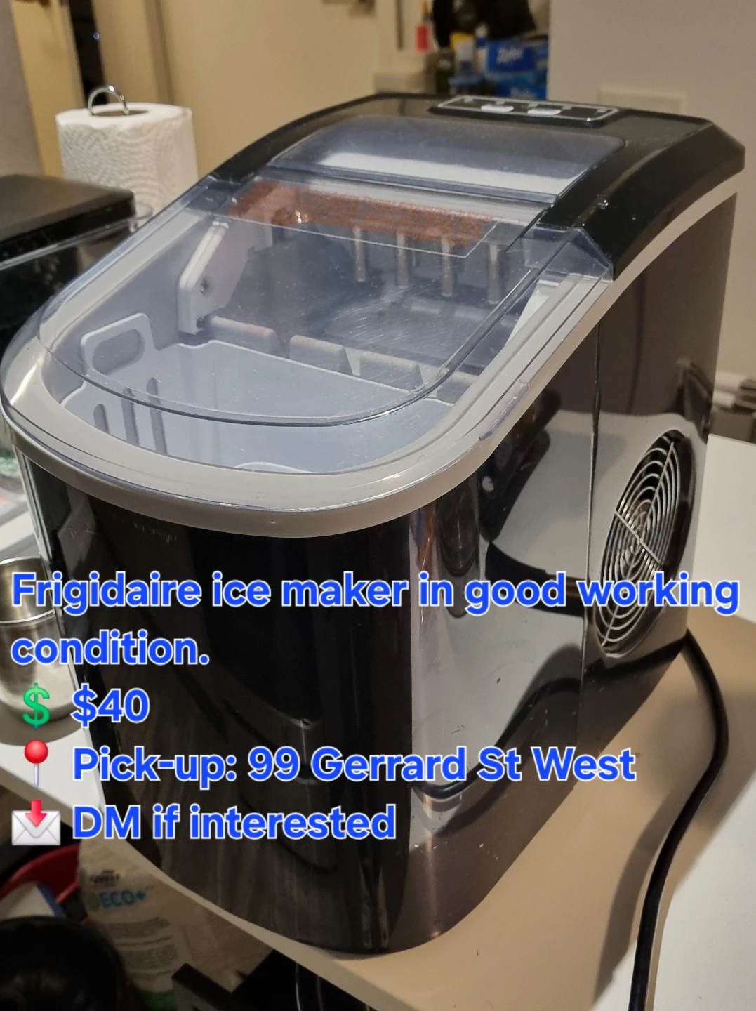 Frigidaire Ice Maker - Good Condition