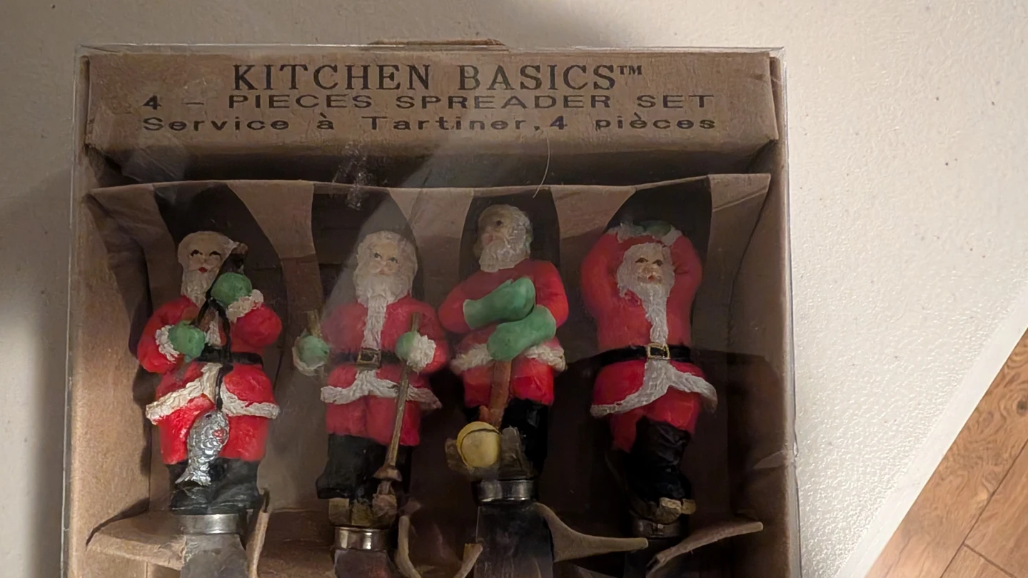 Kitchen Basics Santa Spreader Set - New in Box! - photo 4