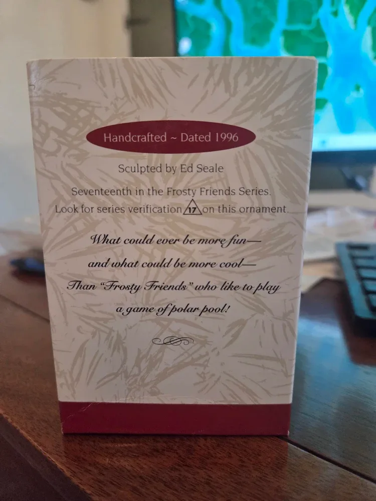Hallmark Keepsake Ornament Frosty Friends 1996 #Cleanout image indicator(2)