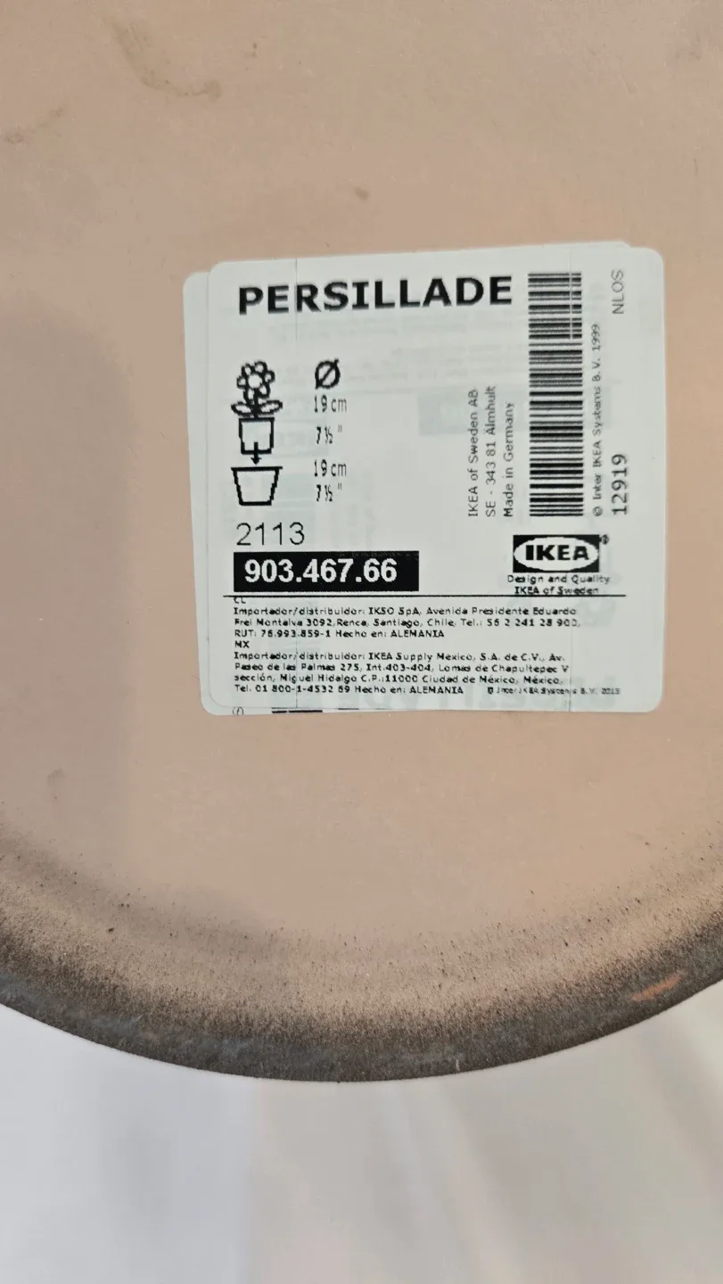 IKEA Persillade Plant Pot - Black, 7.5" #Cleanout image indicator(2)