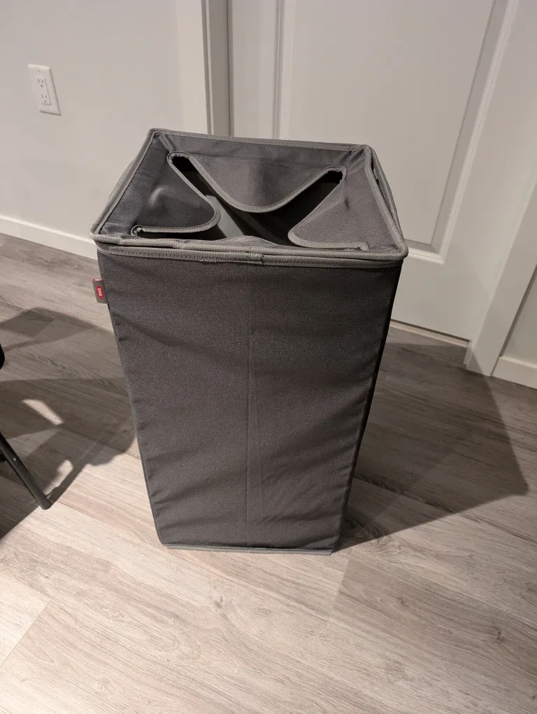 Grey Laundry Hamper - 27 Inches Tall