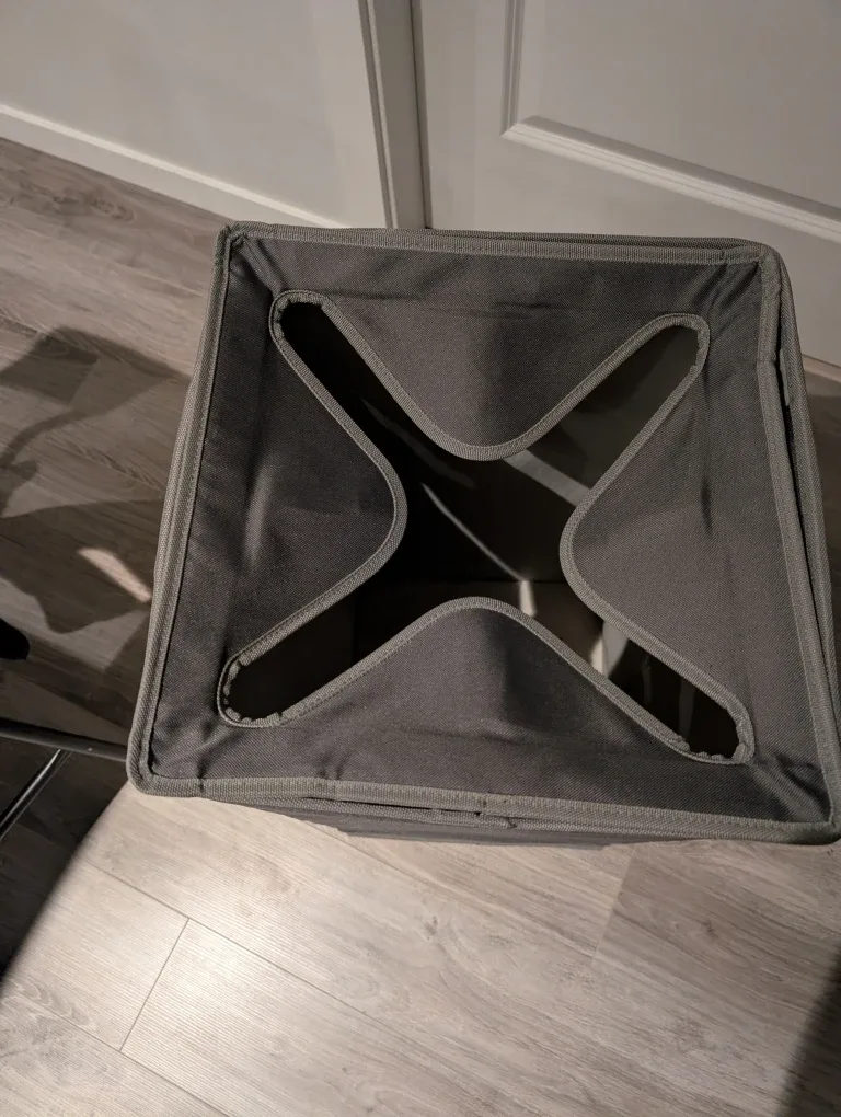 Grey Laundry Hamper - 27 Inches Tall image indicator(2)