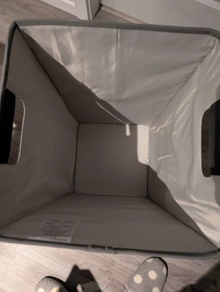 Grey Laundry Hamper - 27 Inches Tall image indicator(4)