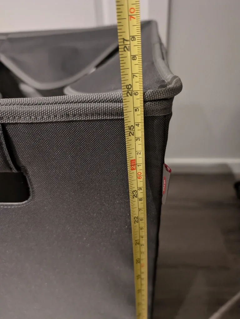 Grey Laundry Hamper - 27 Inches Tall image indicator(5)