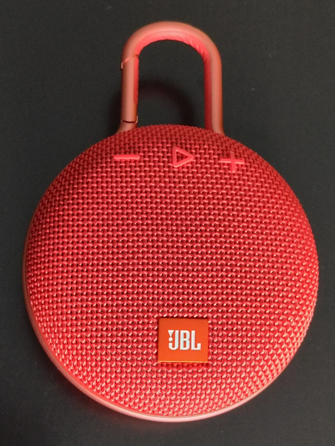 Red JBL Clip 3 Bluetooth Speaker