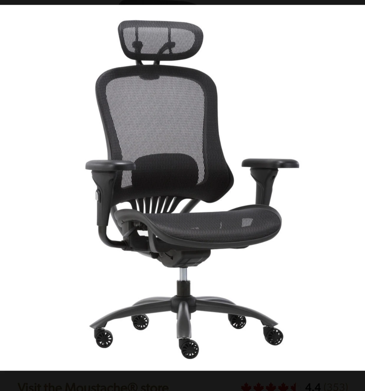 Ergonomic Office Chair - Black