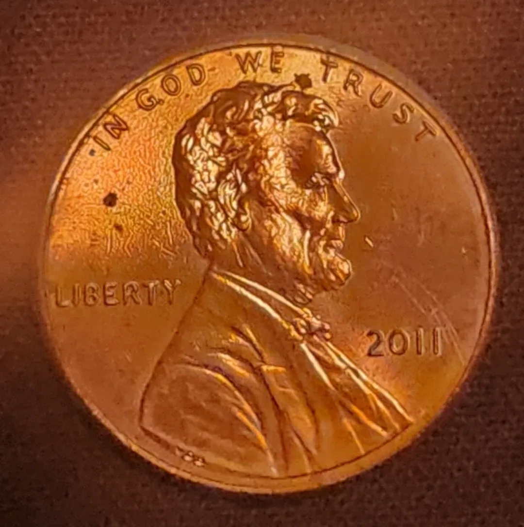 RARE AMERICAN CENT with "booger"