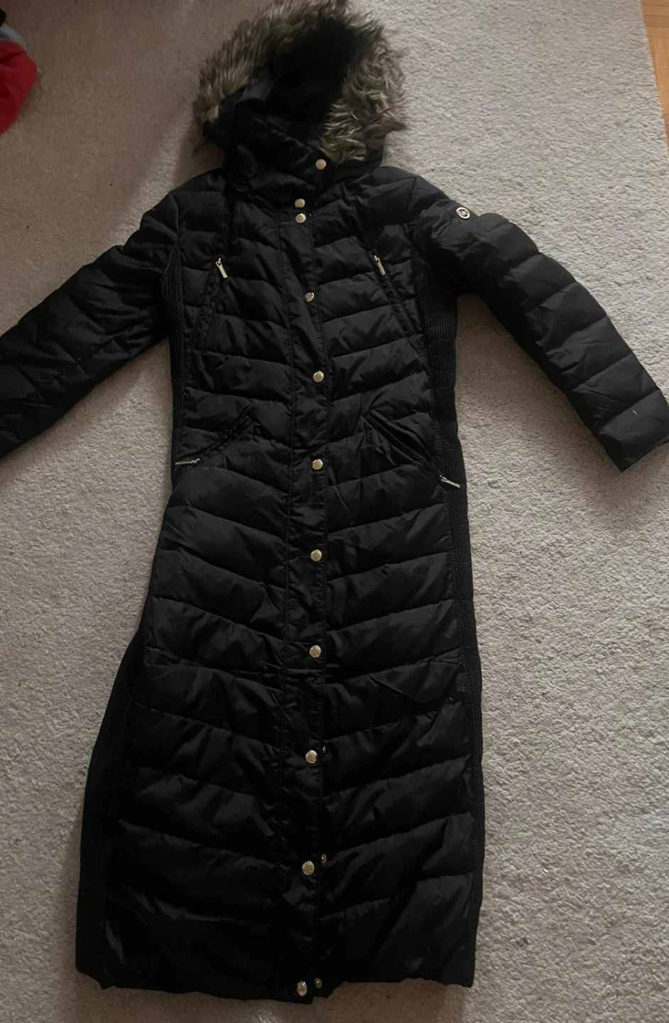 Michael Kors Black Puffer Coat size M