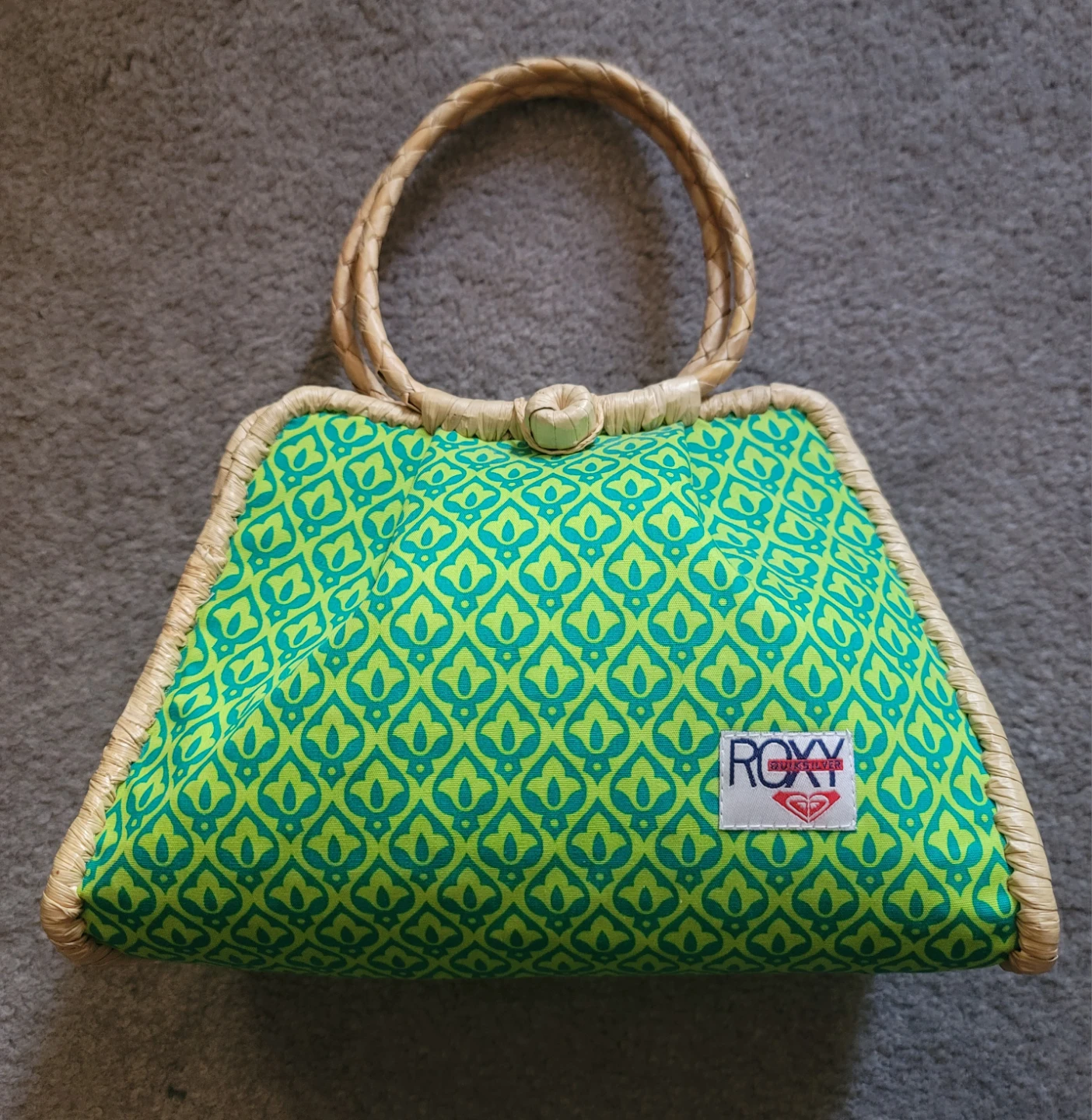 Roxy tote bag - Green & Blue