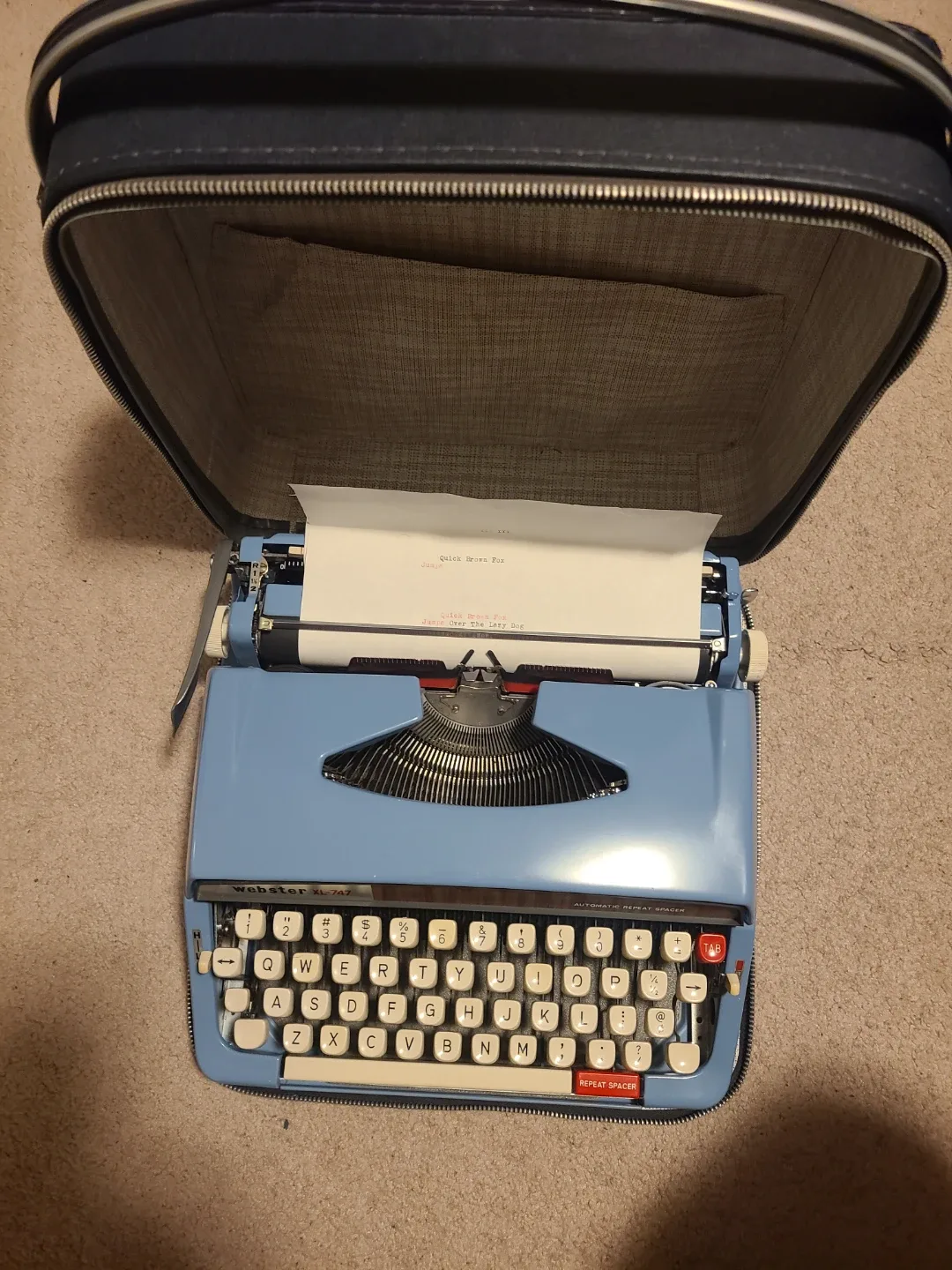 Brother Webster XL-747 Typewriter image indicator(8)