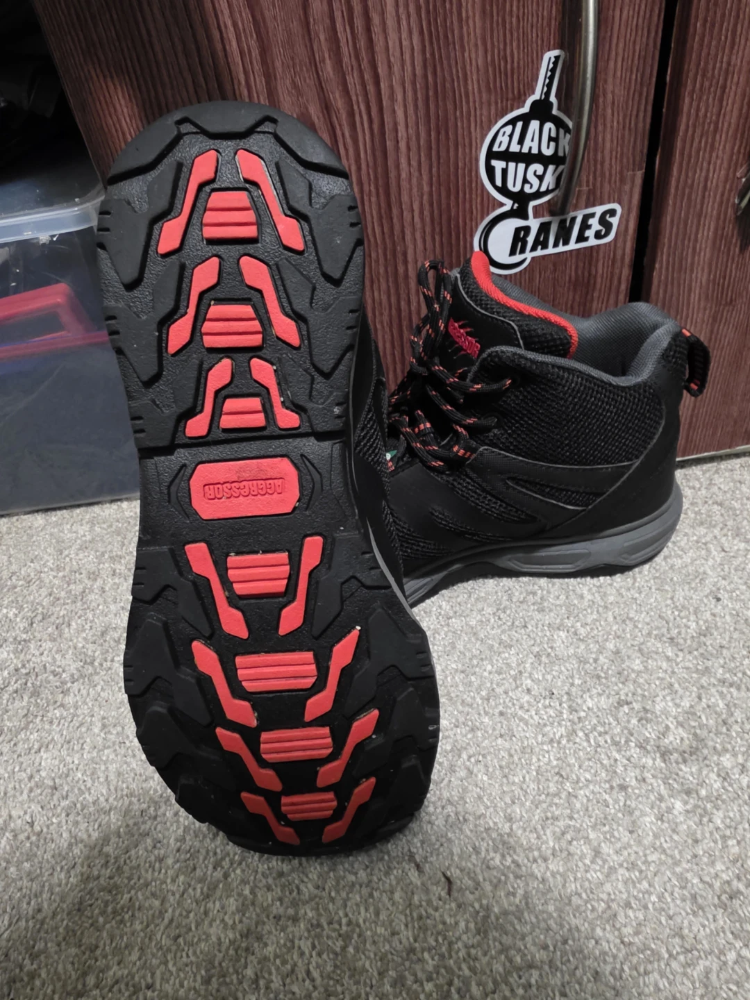 Aggressor Black Safety Boots (Size 8.5) - photo 2