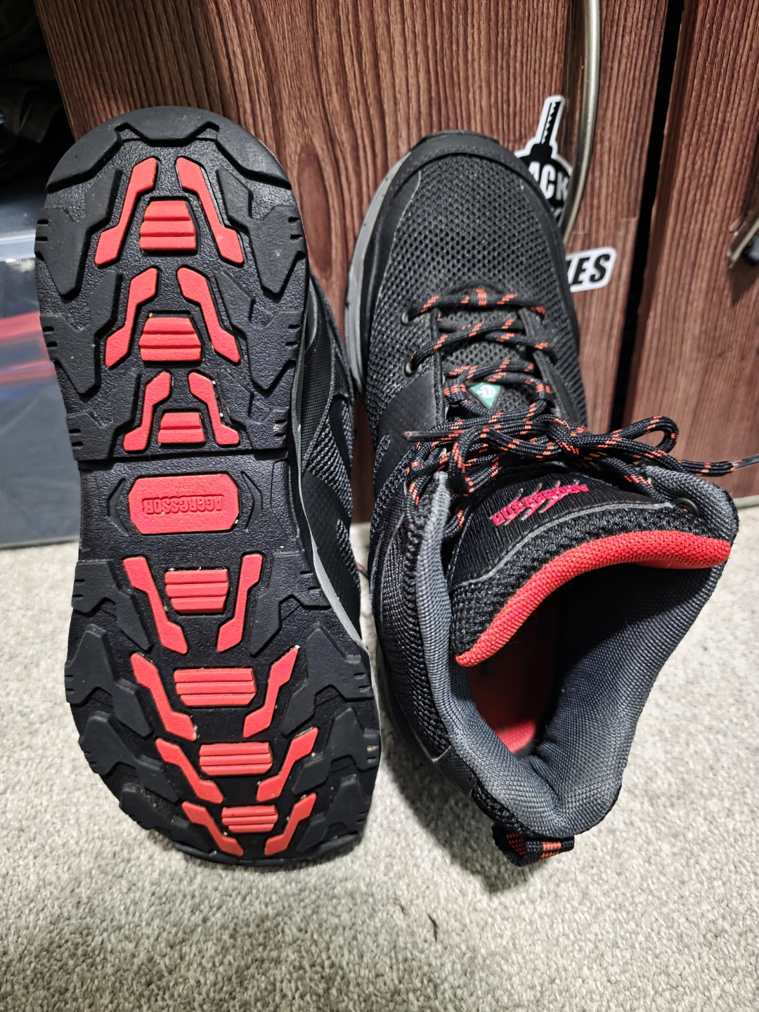 Aggressor Black Safety Boots (Size 8.5) - photo 4