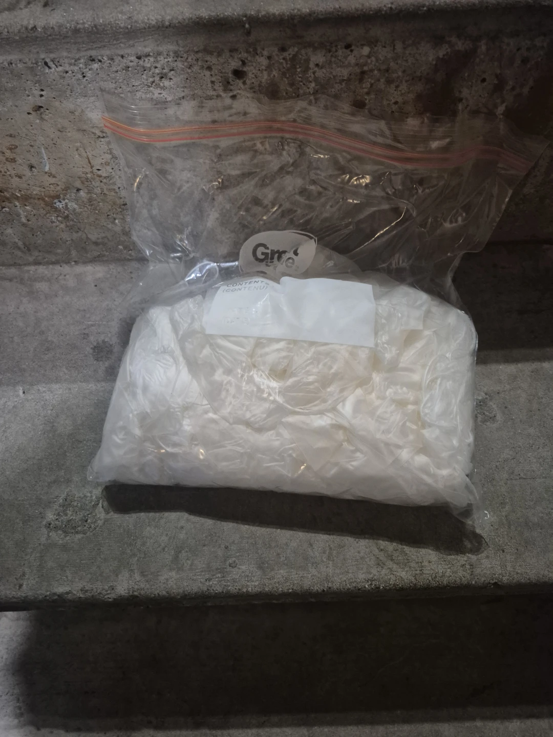 Bag of clear gloves