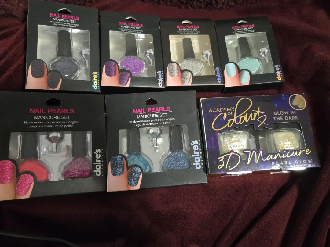 Claire's Nail Pearls Manicure Sets