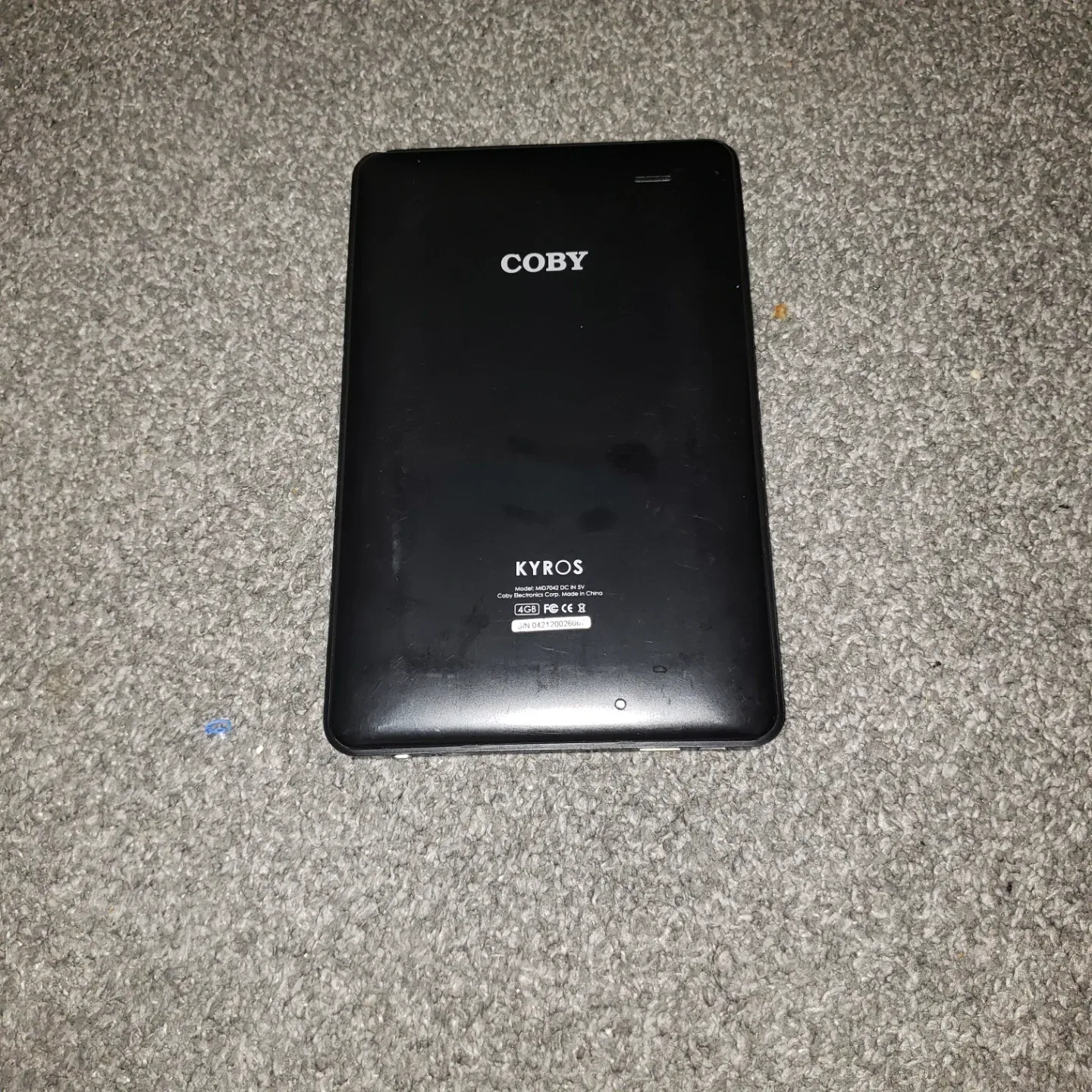 Coby Kyros Tablet - Black 4gb memory  1 gb ram image indicator(3)