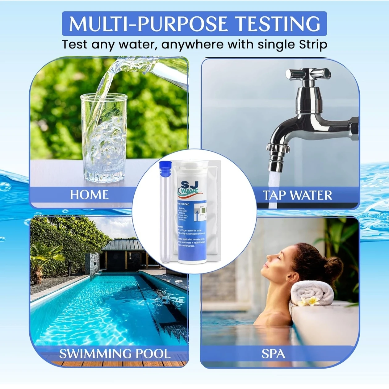 SJ Wave Water Total Hardness Test Strips - 150 Count - photo 5