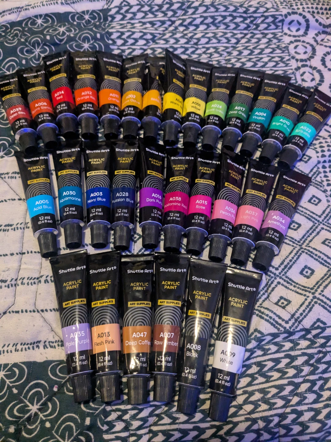 Shuttle Art Acrylic Paint Set - 30 Colors