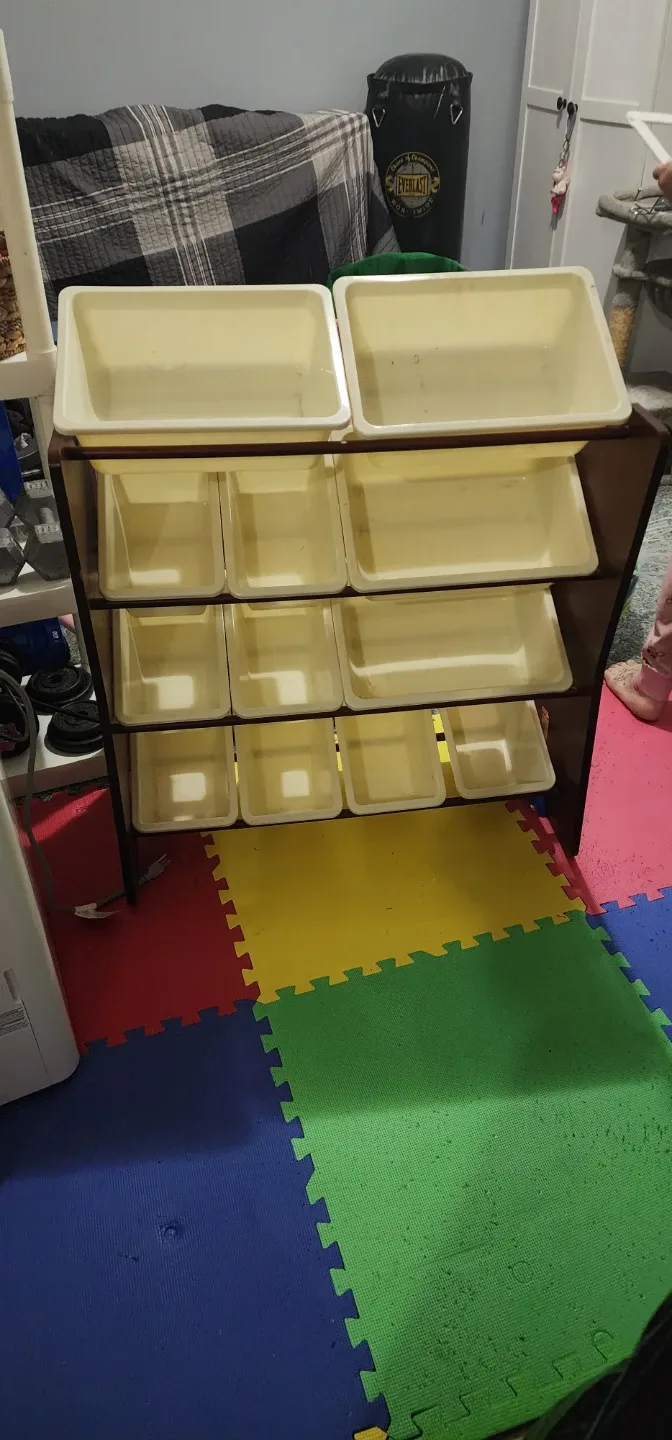 Kids' Toy Storage Organizer with Bins