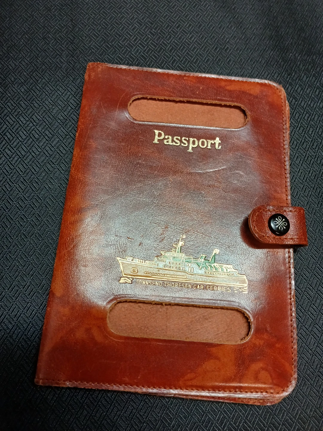 Vintage Leather Passport/Travel Wallet
