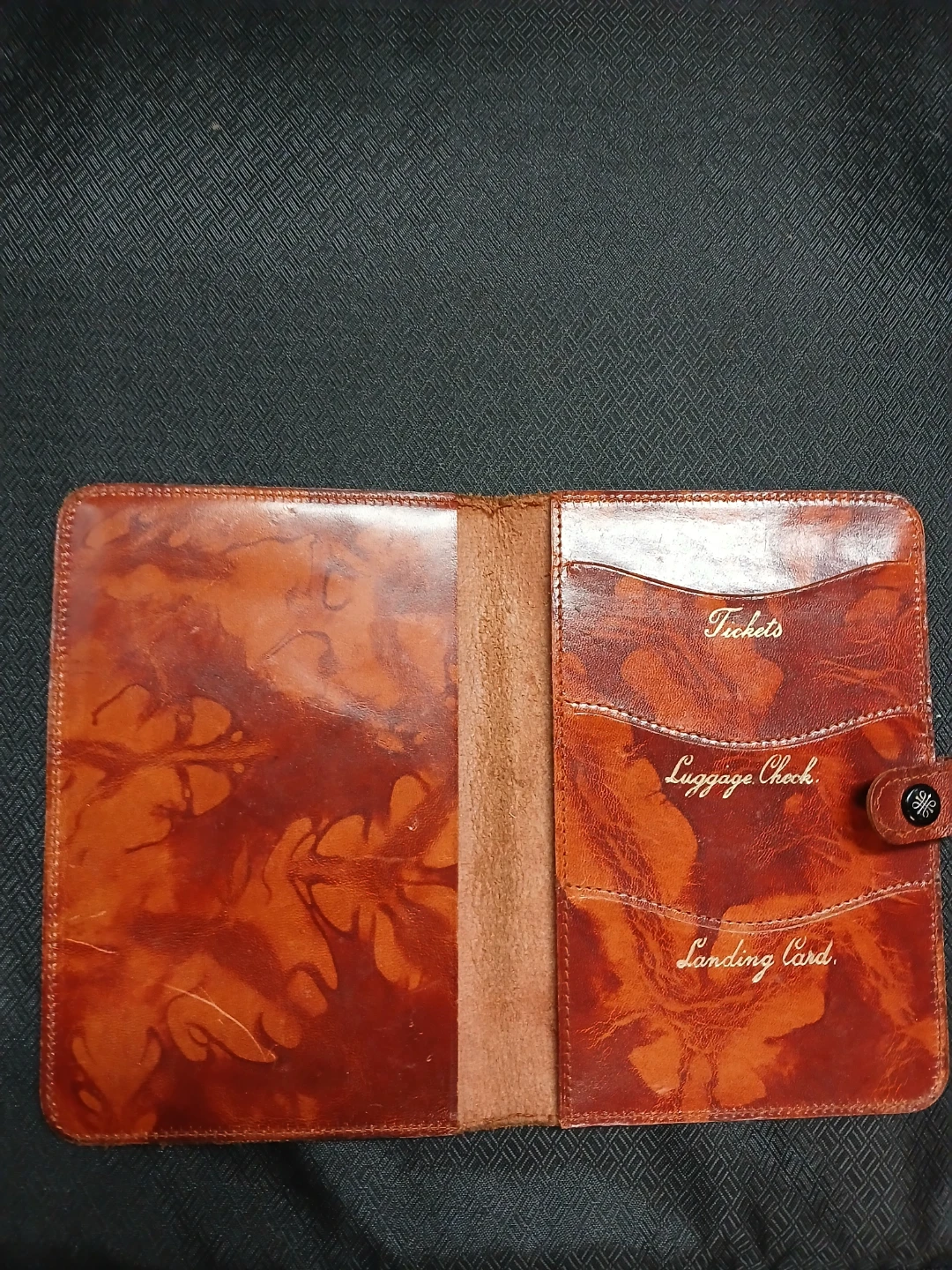 Vintage Leather Passport/Travel Wallet - photo 2