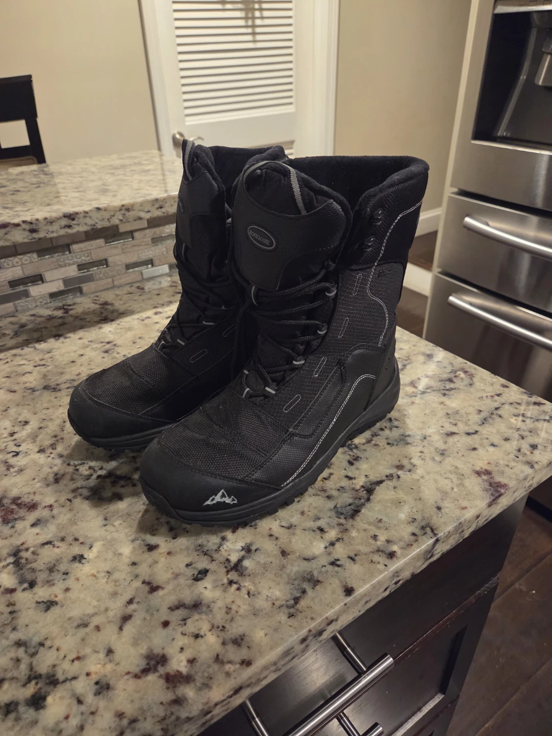Rockmark Black Winter Boots