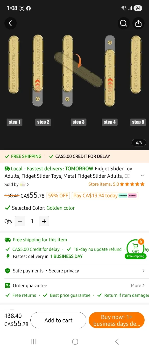 New fidget toy  "Deep-Fried Dough Sticks" image indicator(6)