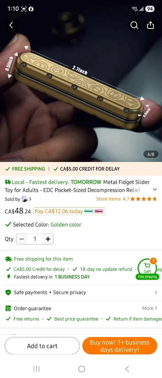 New fidget toy  "Deep-Fried Dough Sticks" image indicator(7)