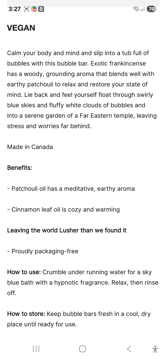 Lush Blue Skies & Fluffy White Clouds Bubble Bar - photo 2