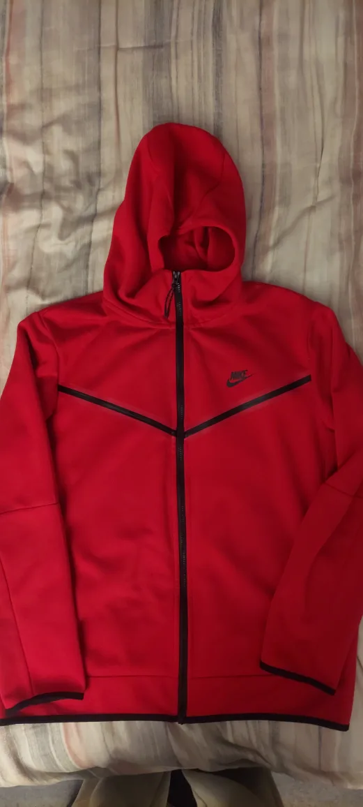Nike Tech Fleece Hoodie - Red