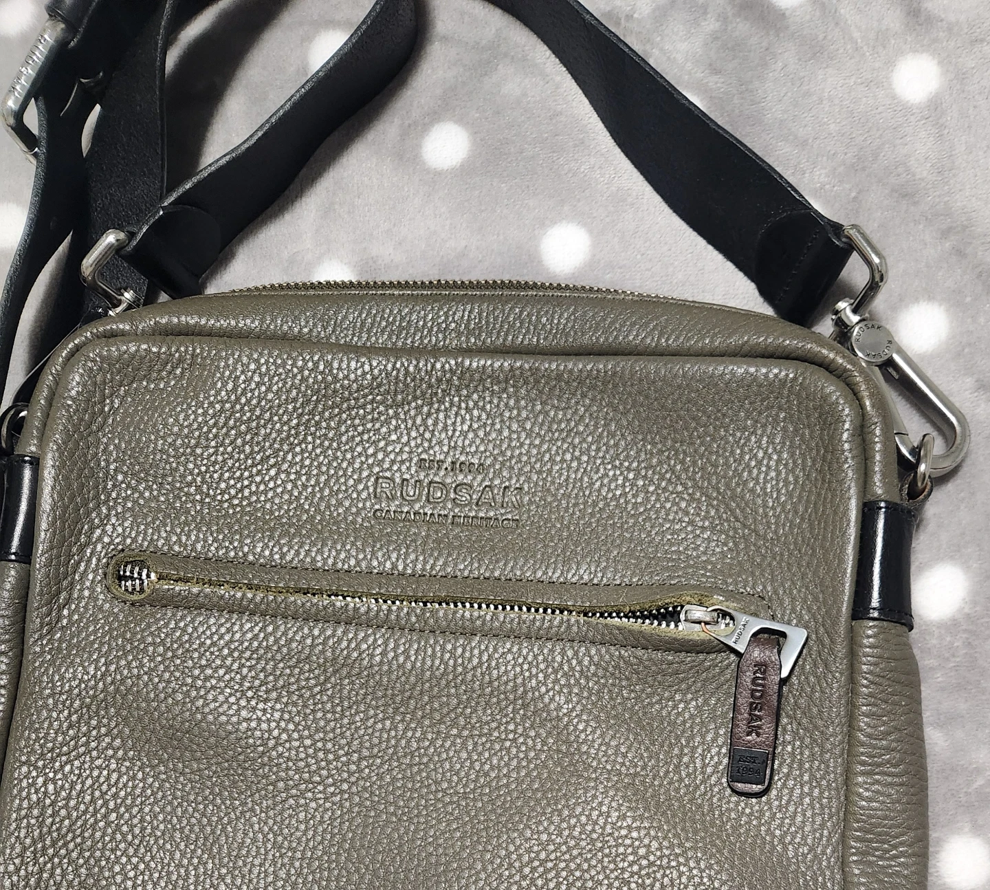 Rudsak Olive Green Leather Crossbody Bag - photo 3