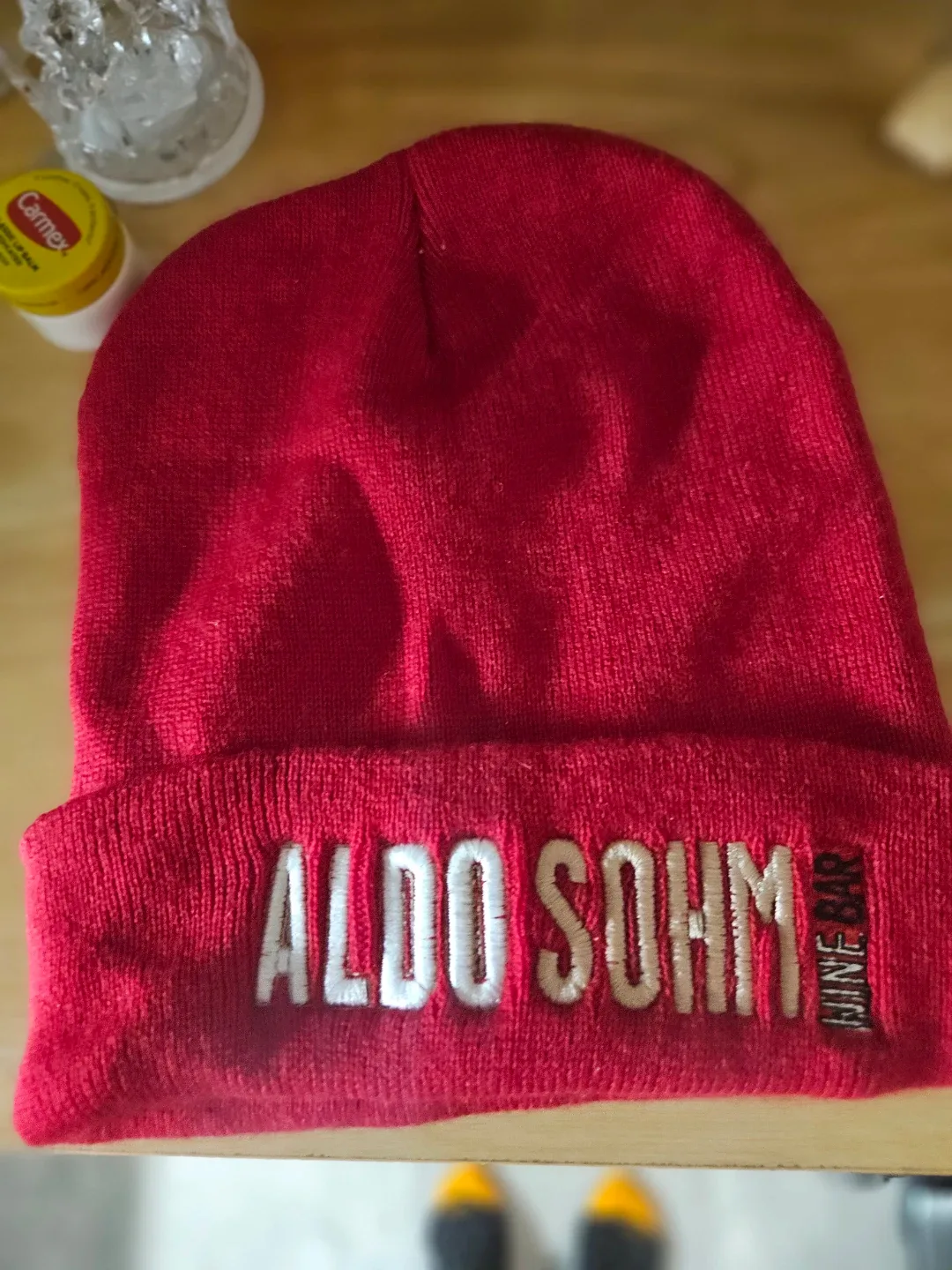 Aldo Sohm Red Beanie Hat