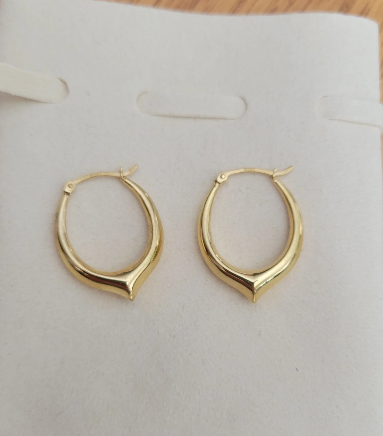 Romae Drusilla 18k Gold over Sterling Silver Hoop Earring