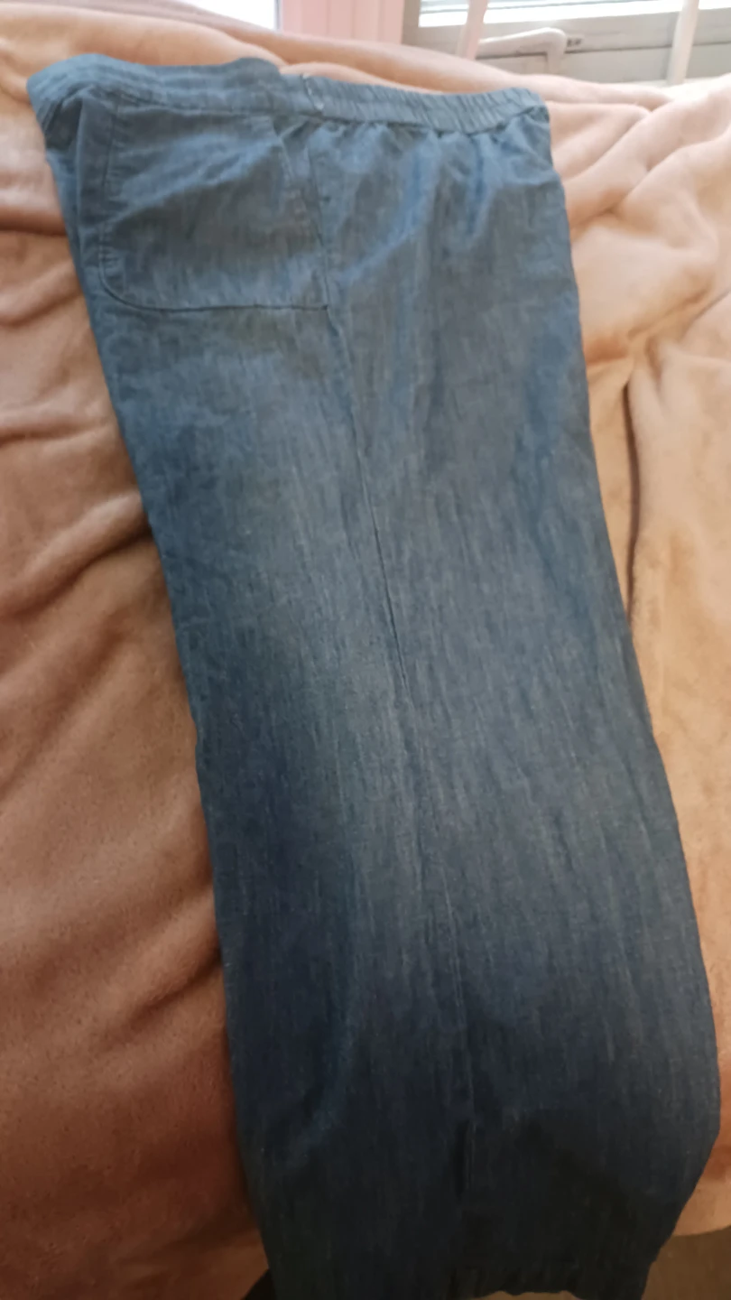 Wide Leg Denim Capris - photo 2