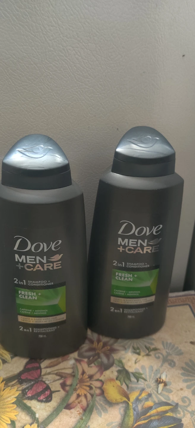 Dove Men+Care 2 in 1 Shampoo + Conditioner 750mLx2