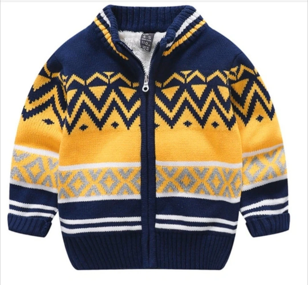 4-5Y Super warm fleeced sweater