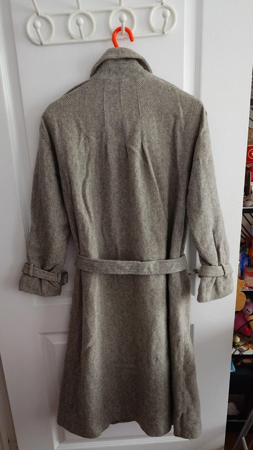 Miss Onward Herringbone Grey Coat image indicator(2)