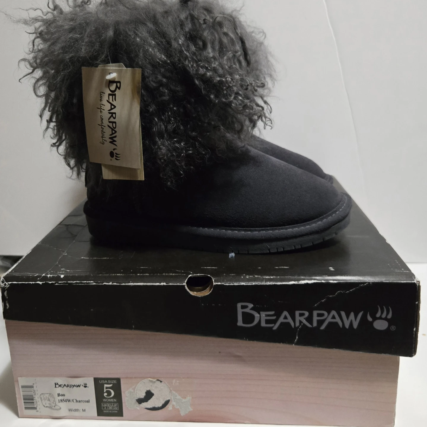 Bearpaw Boo Women's Charcoal colour Boots - Size 5 - photo 2