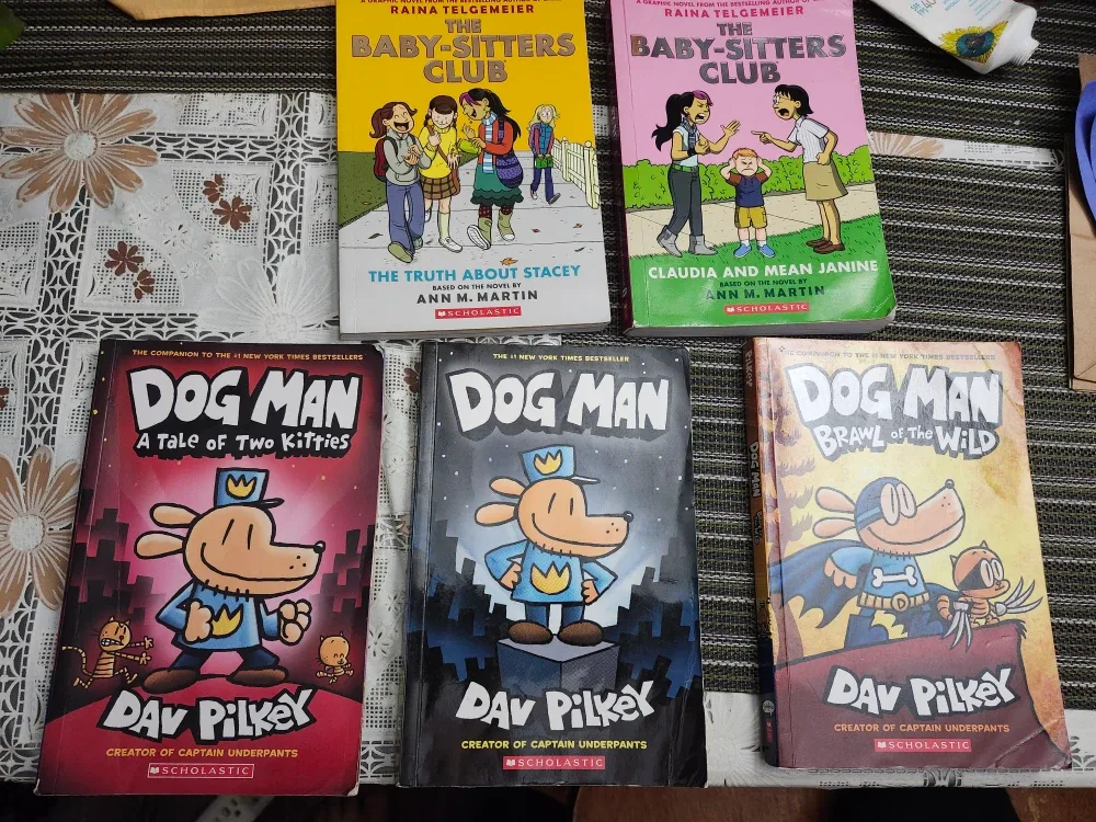 Dog Man & Baby-Sitters Club Book Lot