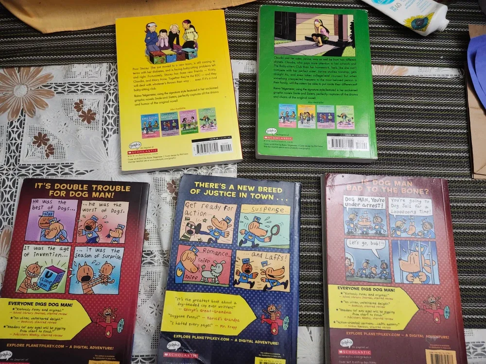 Dog Man & Baby-Sitters Club Book Lot image indicator(2)