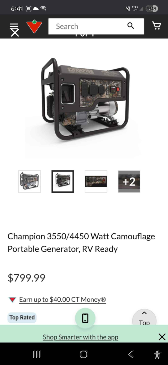 Champion 3550/4450 Watt Camo Generator