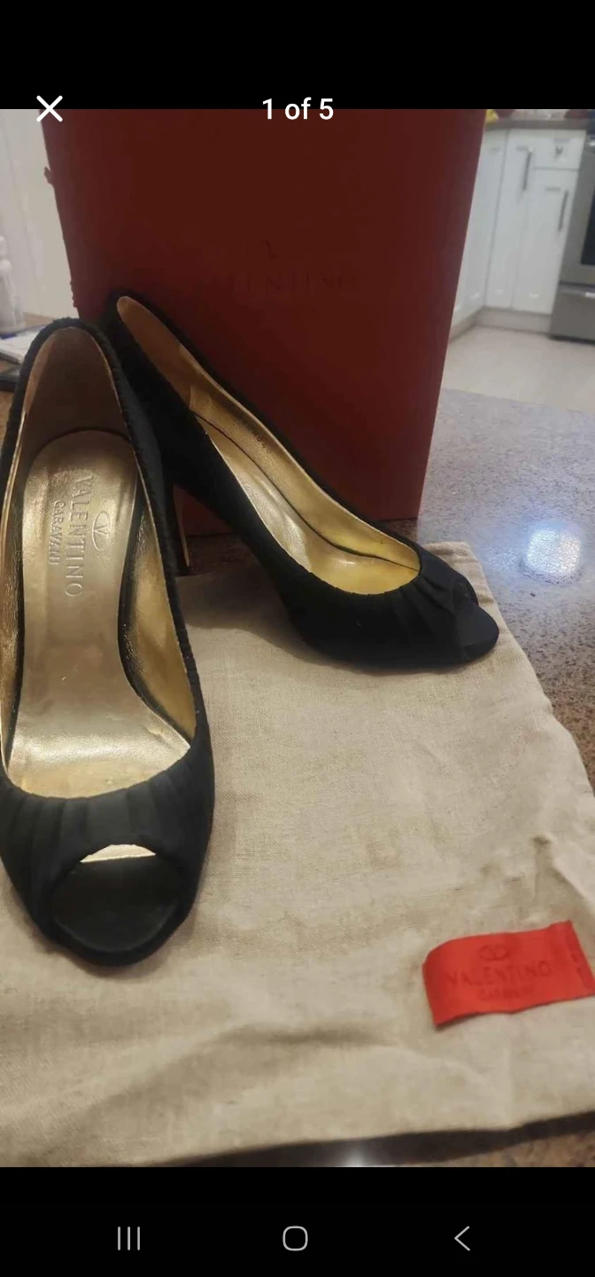 Valentino Garavani Black Heels - Size 40