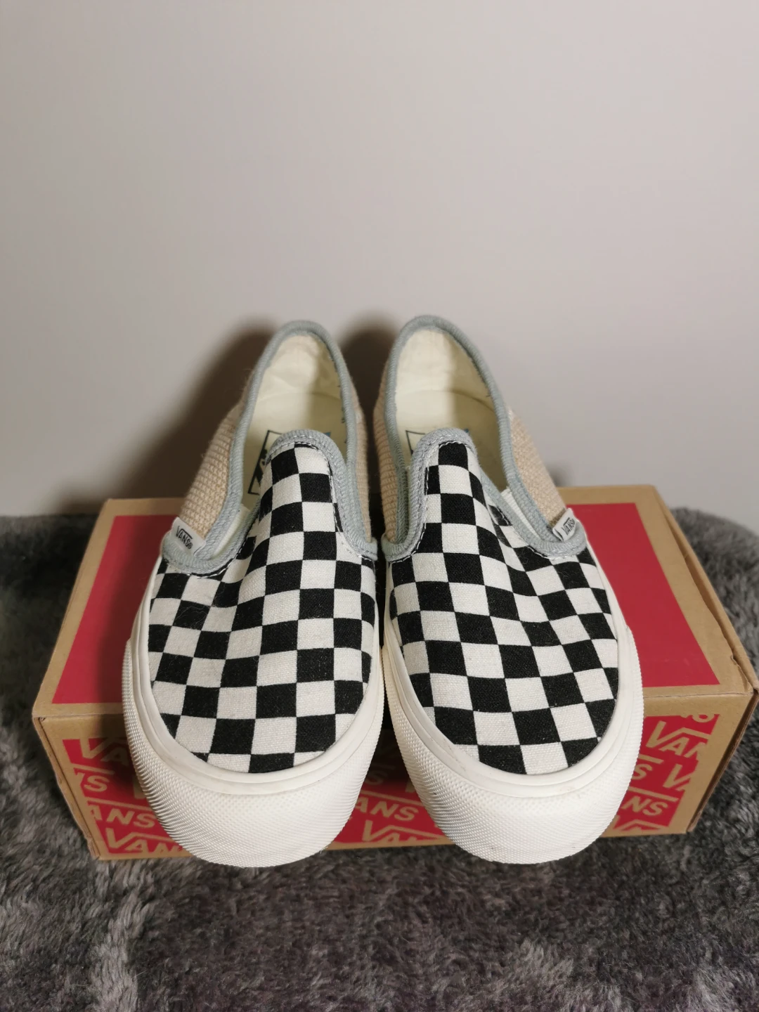 Brand new Vans Classic Slip-On Checkerboard Shoes - Women's 5.5 - photo 2