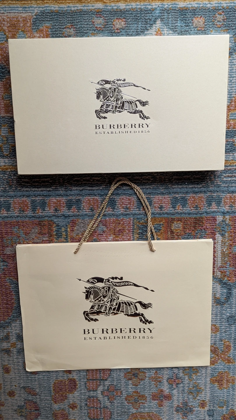 Burberry Silk Scarf w/ Box and Gift Bag - photo 3