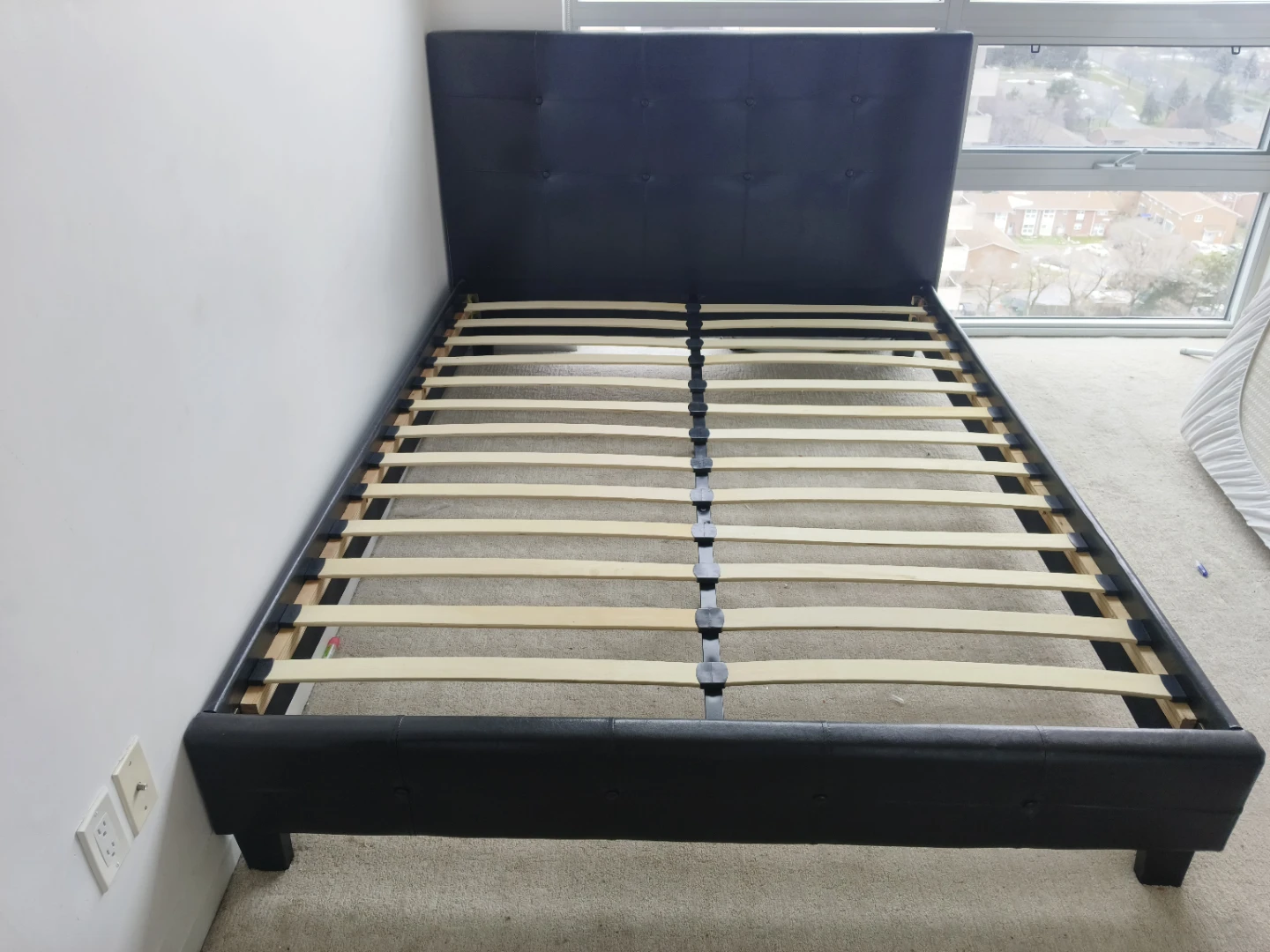 Black Bed Frame - Double/Full Size - photo 2