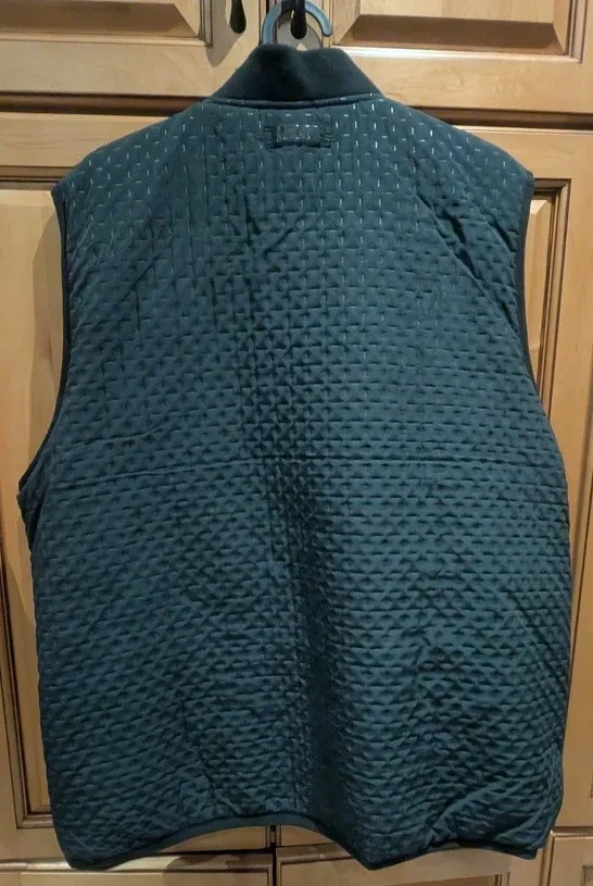 #Cleanout DKNY Men's Harlan Embossed Full Zip Quilted Vest image indicator(2)