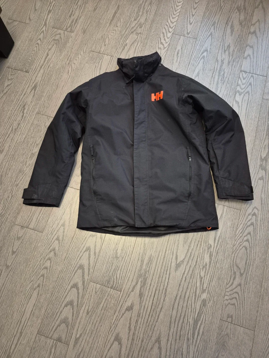 Helly Hansen Black Rain Jacket Size 38/14 image indicator(3)