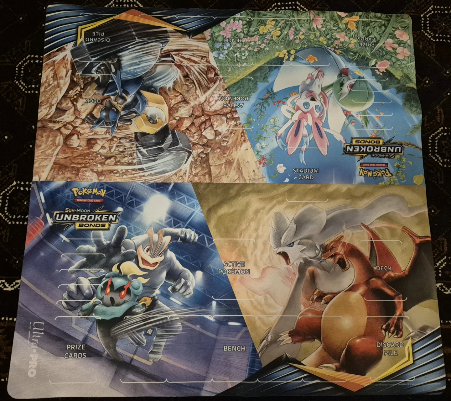Pok unbroken bonds 2 player playmat