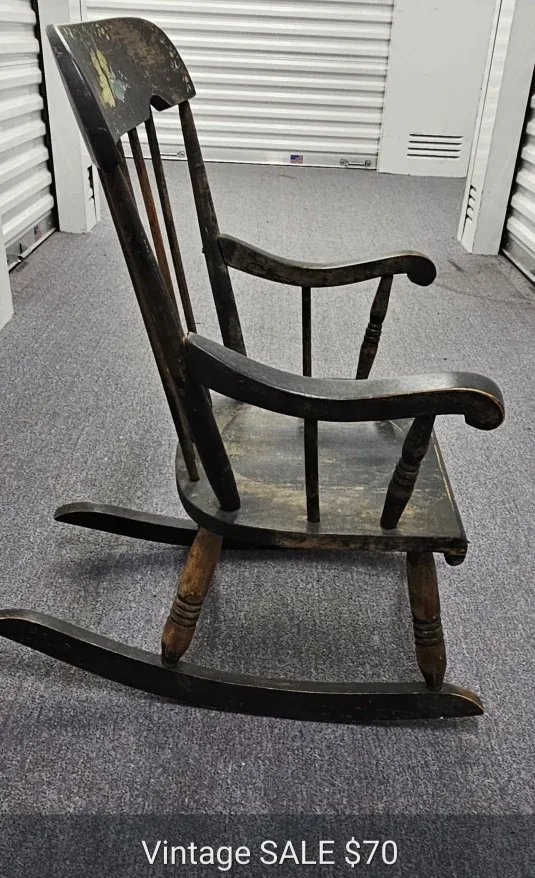 Vintage Wooden Rocking Chair